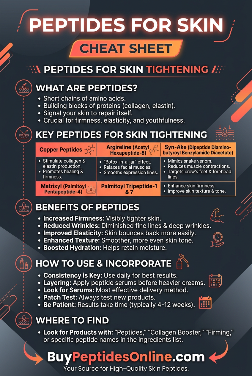 Peptides for Skin — Cheat Sheet | Peptides for Skin Tighten