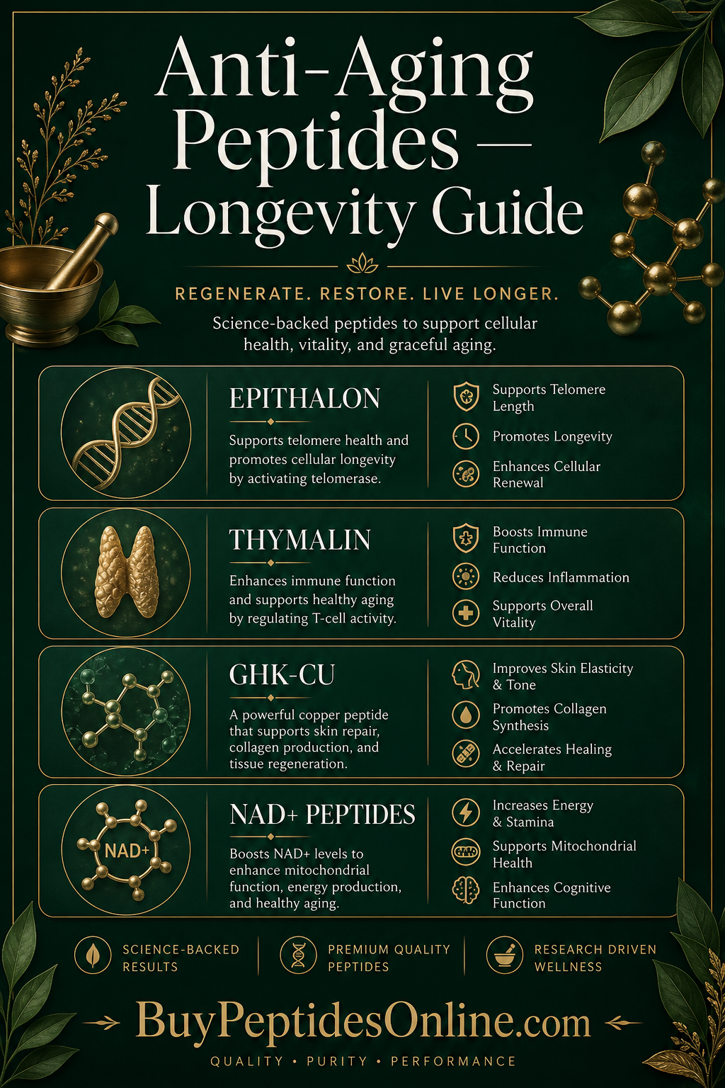 Anti-Aging Peptides — Guide | Rapamycin