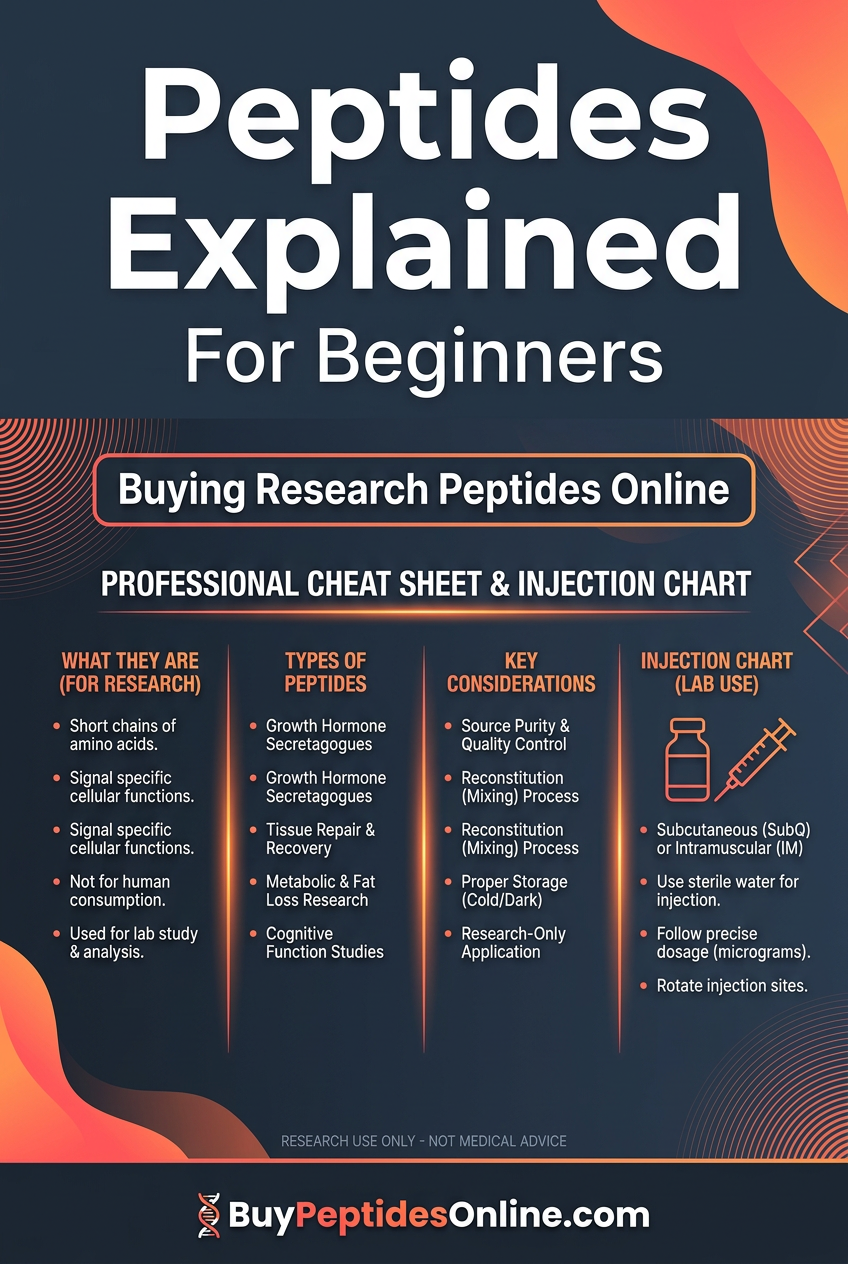 Peptides Explained — For Beginners | Buying Research Peptides 