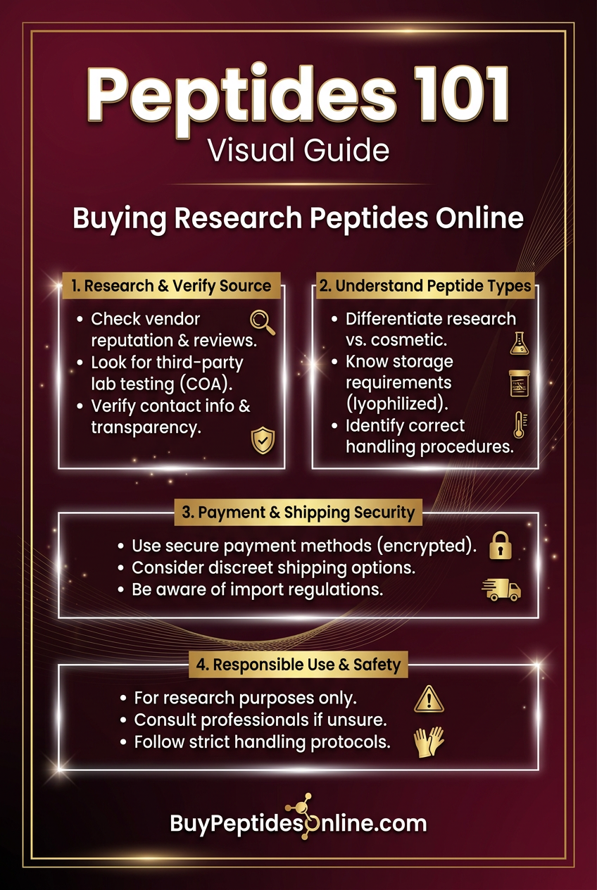 Peptides 101 — Visual Guide | Buying Research Peptides 