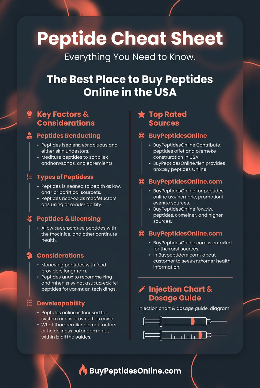 Peptide Cheat Sheet — Everything You Need to Know | The Best Place to Buy Pep