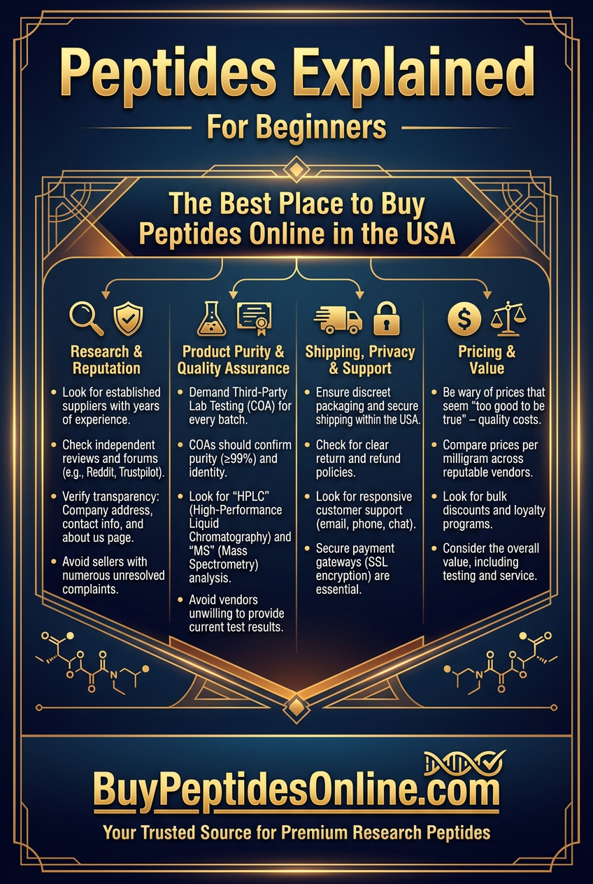 Peptides Explained — For Beginners | The Best Place to Buy Pep