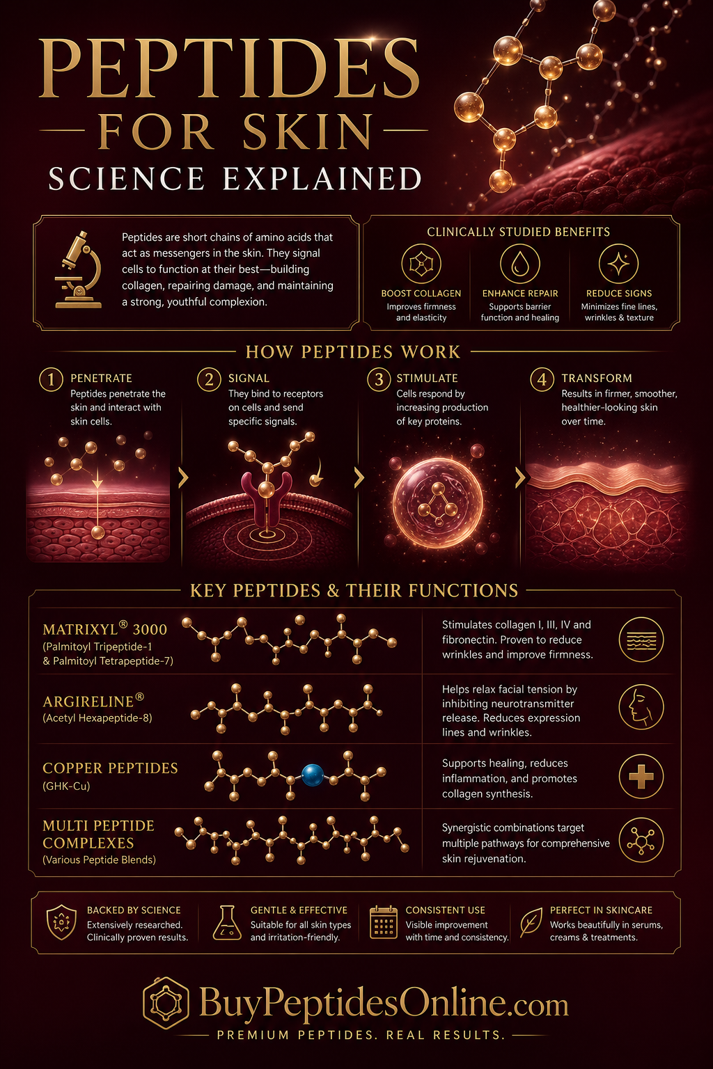Peptides for Skin — Science Explained | FOXO4-DRI