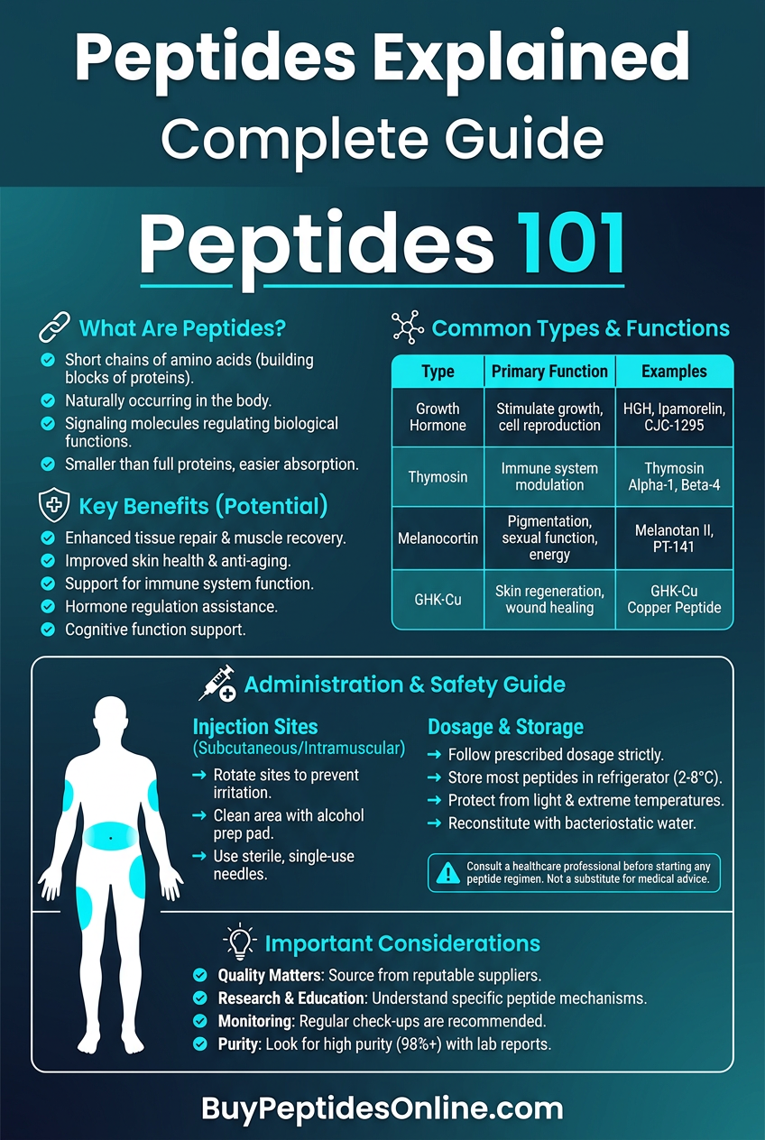 Peptides Explained — Complete Guide | Peptides 101