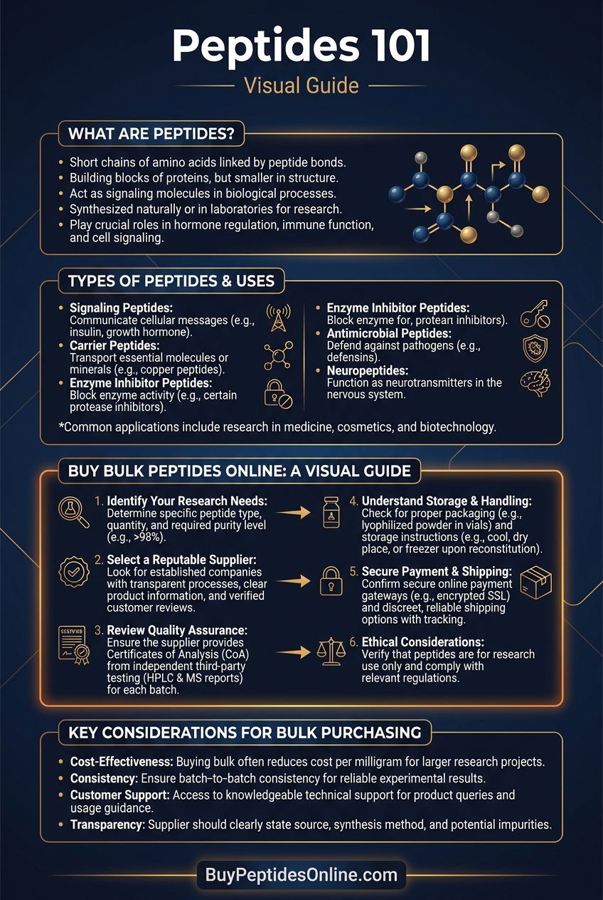 Peptides 101 — Visual Guide | Buy Bulk Peptides Online