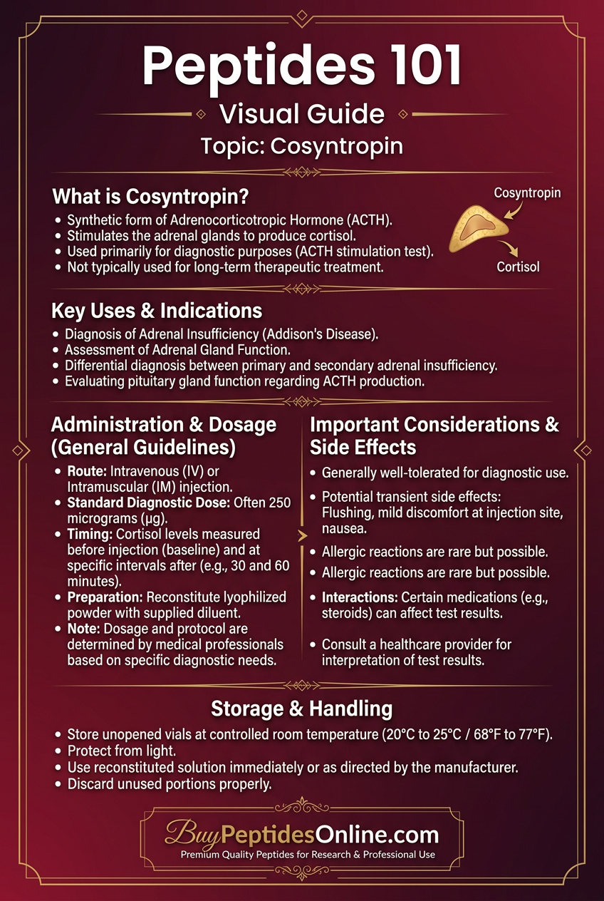 Peptides 101 — Visual Guide | Cosyntropin