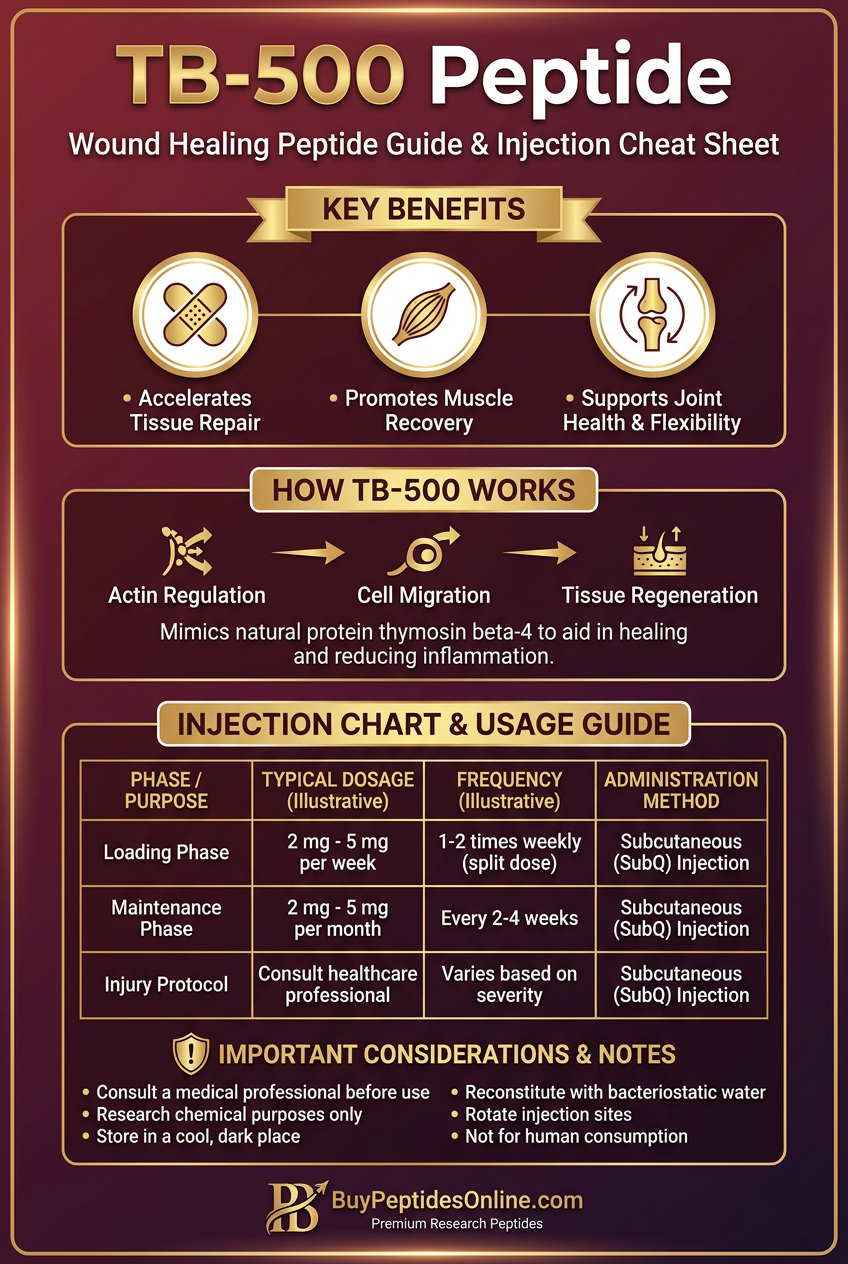 TB-500 Peptide — Guide | Wound Healing Peptides