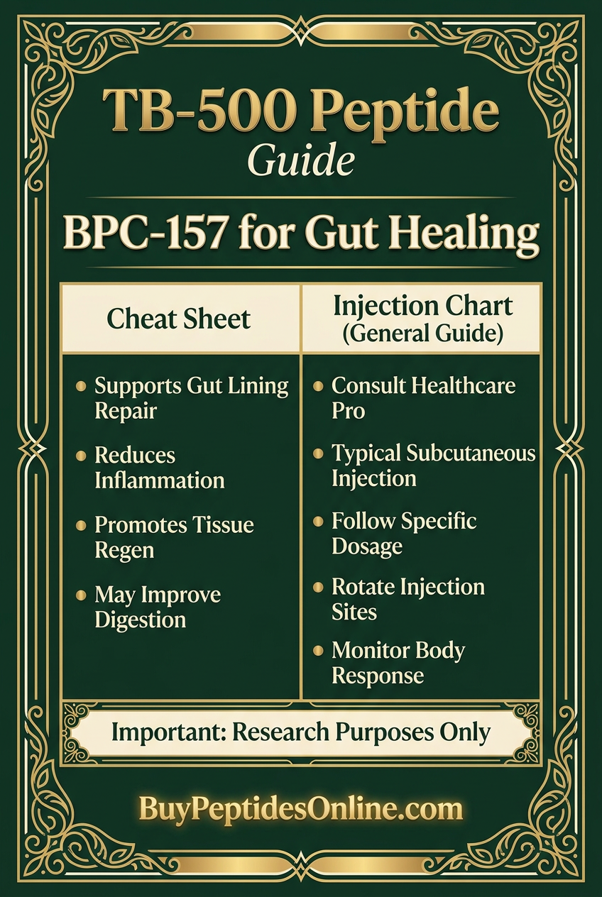 TB-500 Peptide — Guide | BPC-157 for Gut Healing