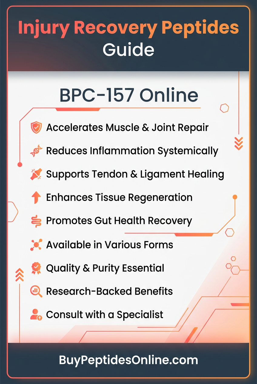Injury Recovery Peptides — Guide | BPC-157 Online