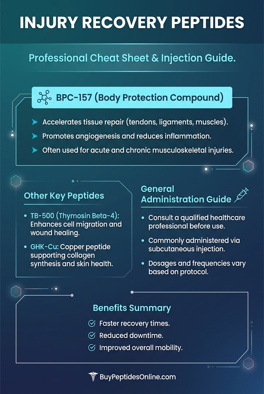 Injury Recovery Peptides — Guide | BPC-157