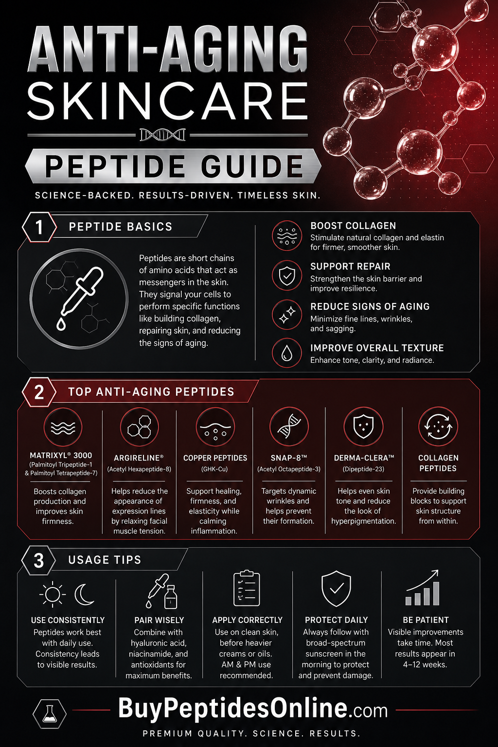 Anti-Aging Skincare — Peptide Guide | Tanning Peptides