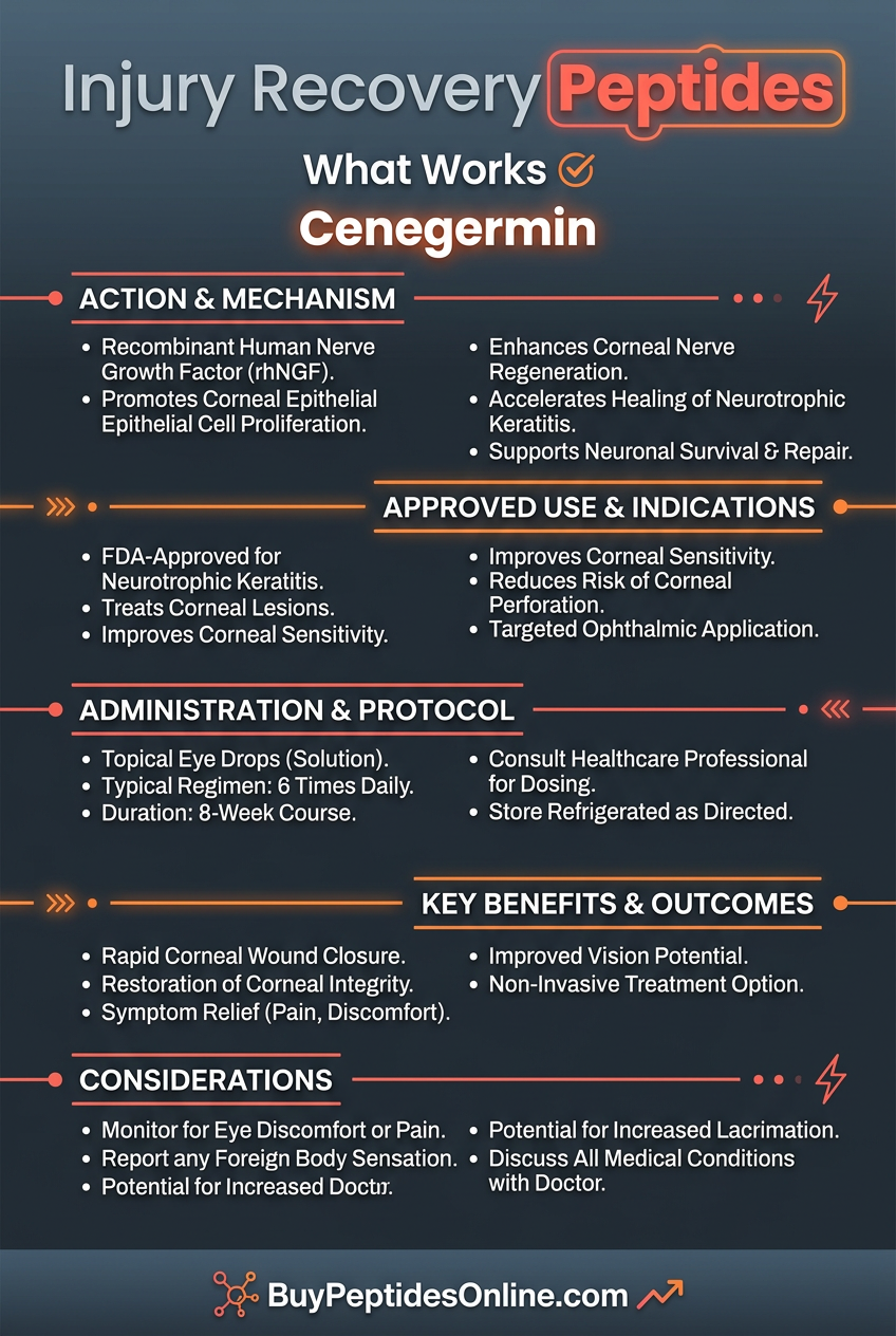 Injury Recovery Peptides — What Works | Cenegermin