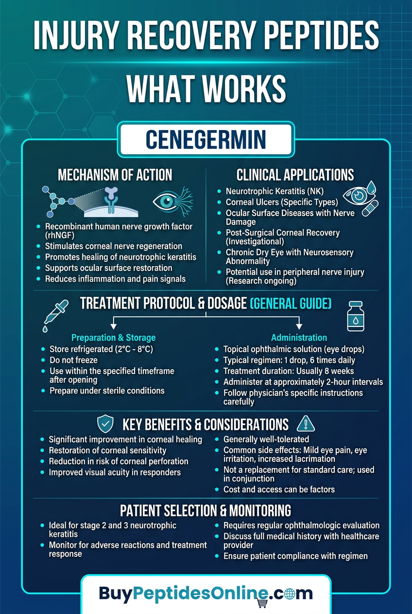 Injury Recovery Peptides — What Works | Cenegermin