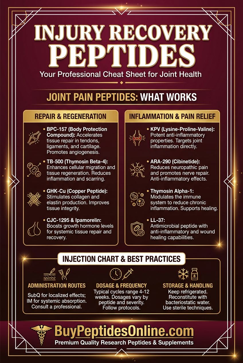 Injury Recovery Peptides — What Works | Joint Pain Peptides