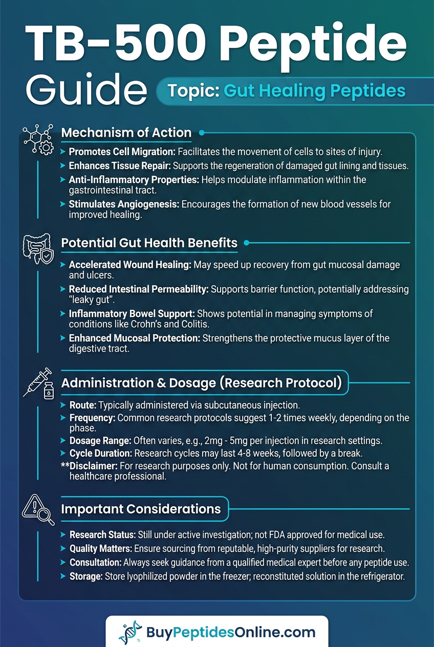 TB-500 Peptide — Guide | Gut Healing Peptides