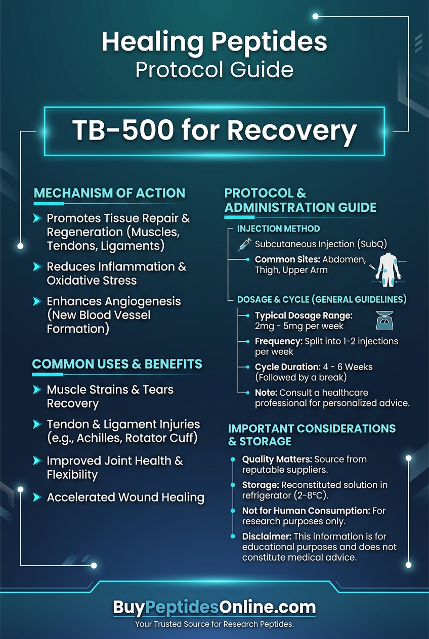Healing Peptides — Protocol Guide | TB-500 for Recovery