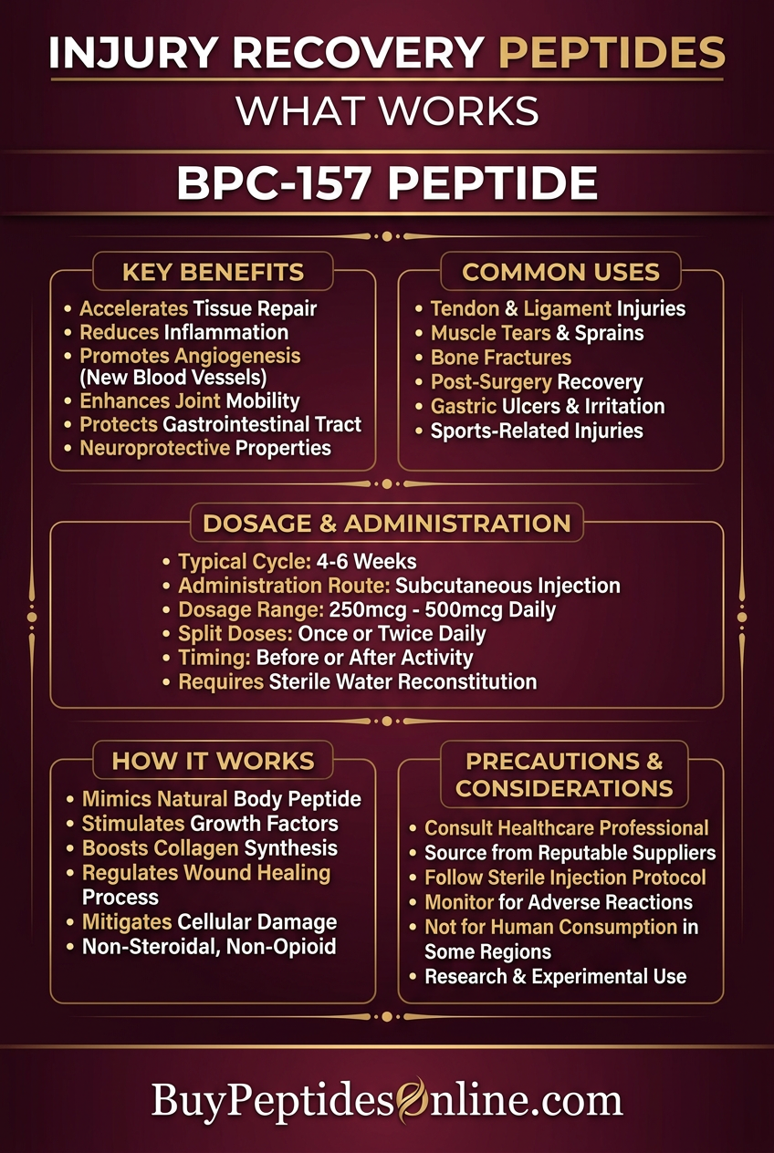 Injury Recovery Peptides — What Works | BPC-157 Peptide