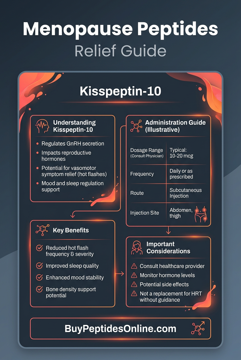 Menopause Peptides — Relief Guide | Kisspeptin-10