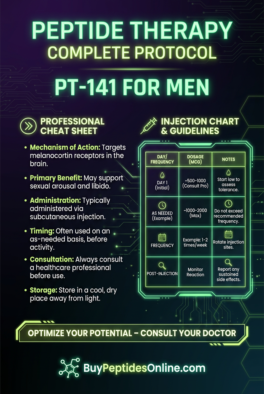 Peptide Therapy — Complete Protocol | PT-141 for Men