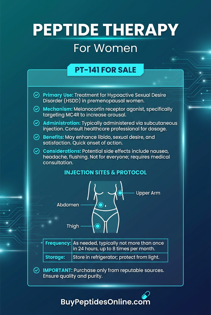 Peptide Therapy — For Women | PT-141 for Sale