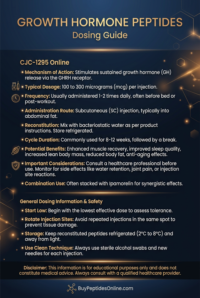 Growth Hormone Peptides — Dosing Guide | CJC-1295 Online