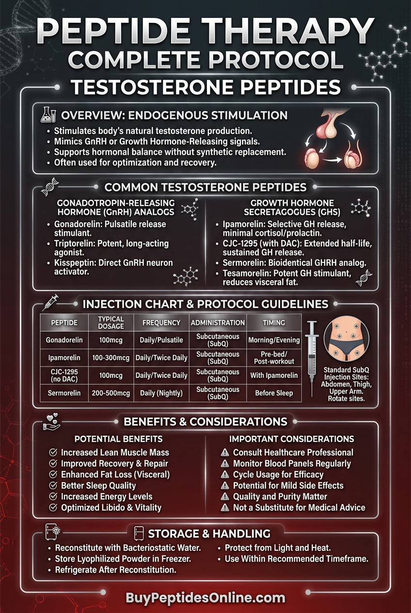 Peptide Therapy — Complete Protocol | Testosterone Peptides