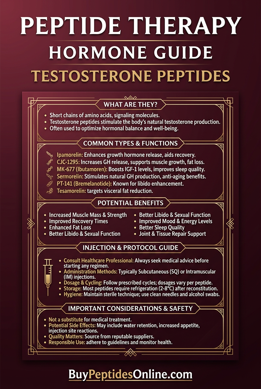 Peptide Therapy — Hormone Guide | Testosterone Peptides