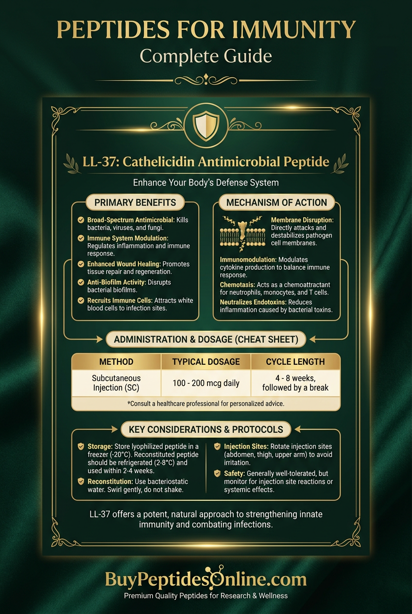 Peptides for Immunity — Complete Guide | LL-37