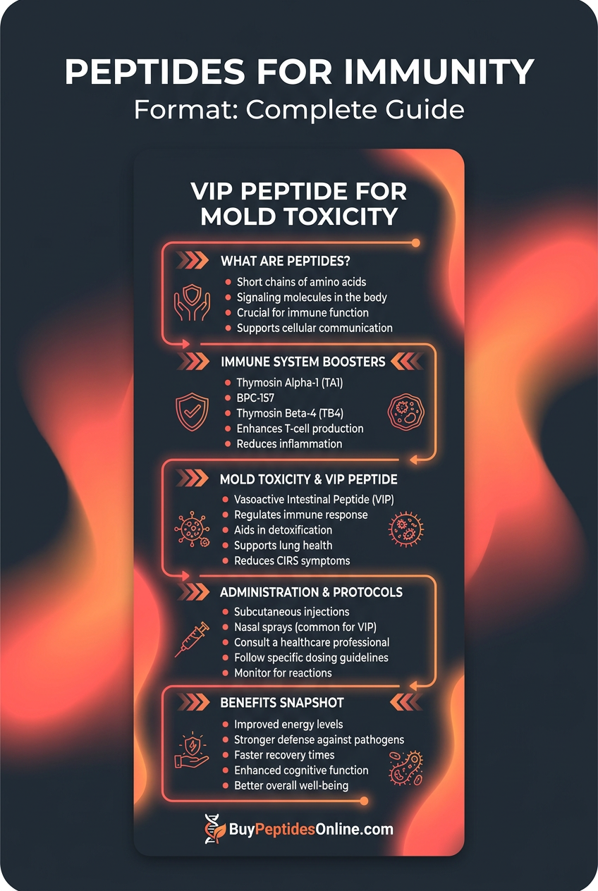 Peptides for Immunity — Complete Guide | VIP Peptide for Mold Toxi