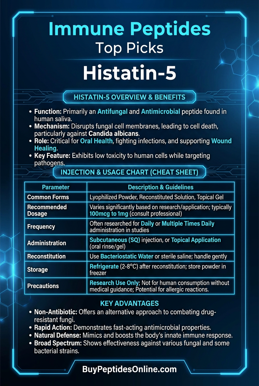 Immune Peptides — Top Picks | Histatin-5