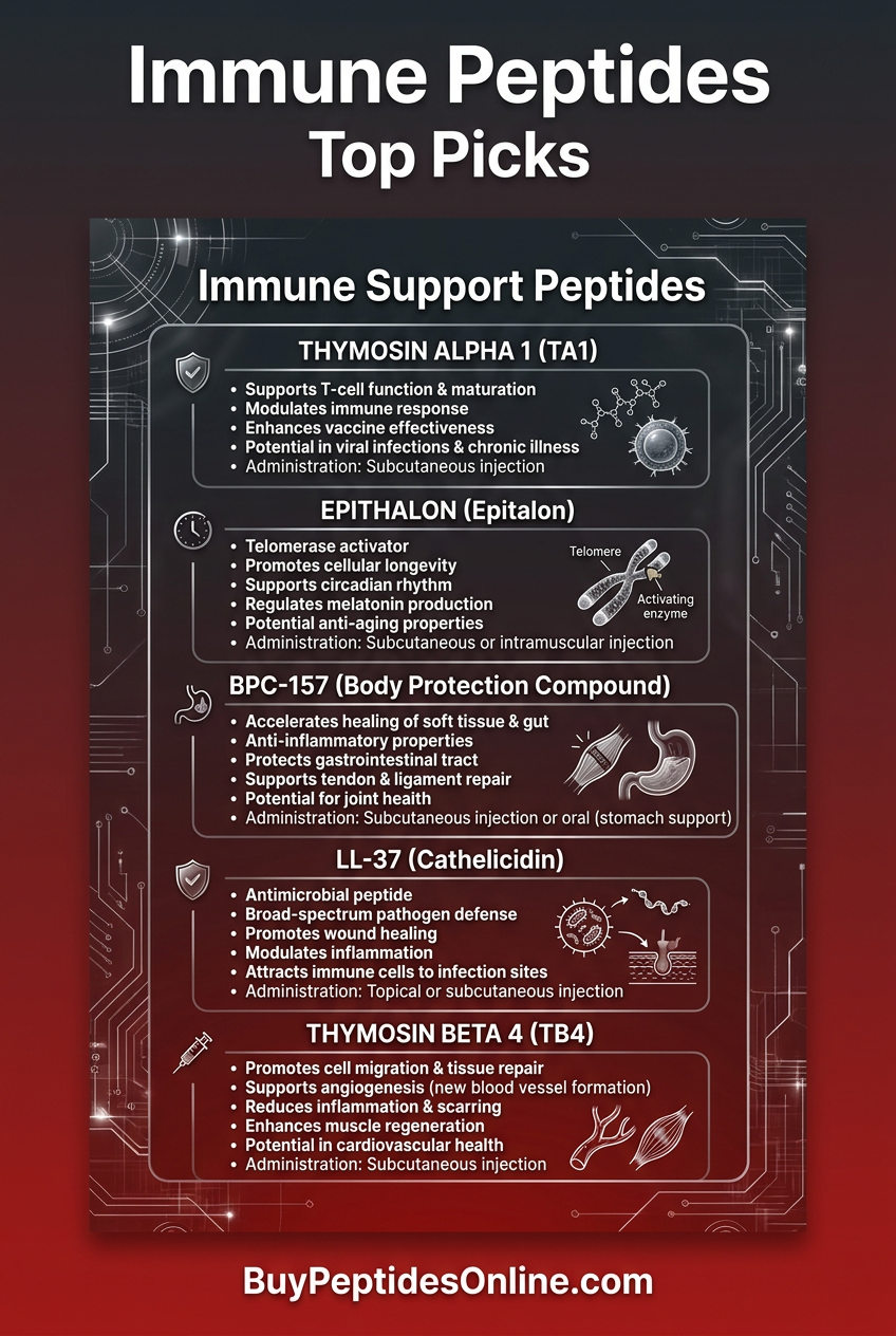 Immune Peptides — Top Picks | Immune Support Peptides
