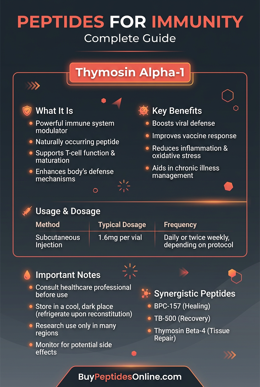 Peptides for Immunity — Complete Guide | Thymosin Alpha-1
