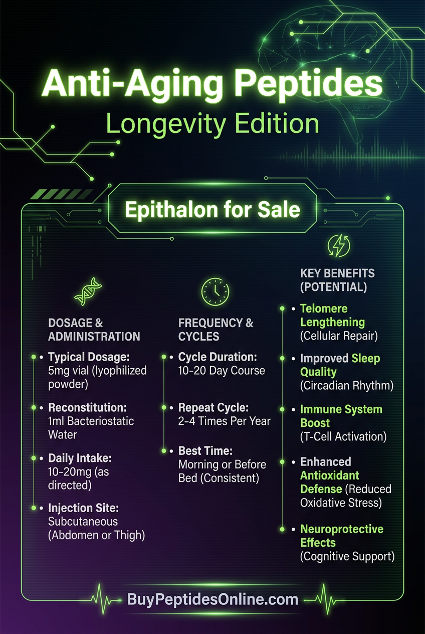 Anti-Aging Peptides — Longevity Edition | Epithalon for Sale