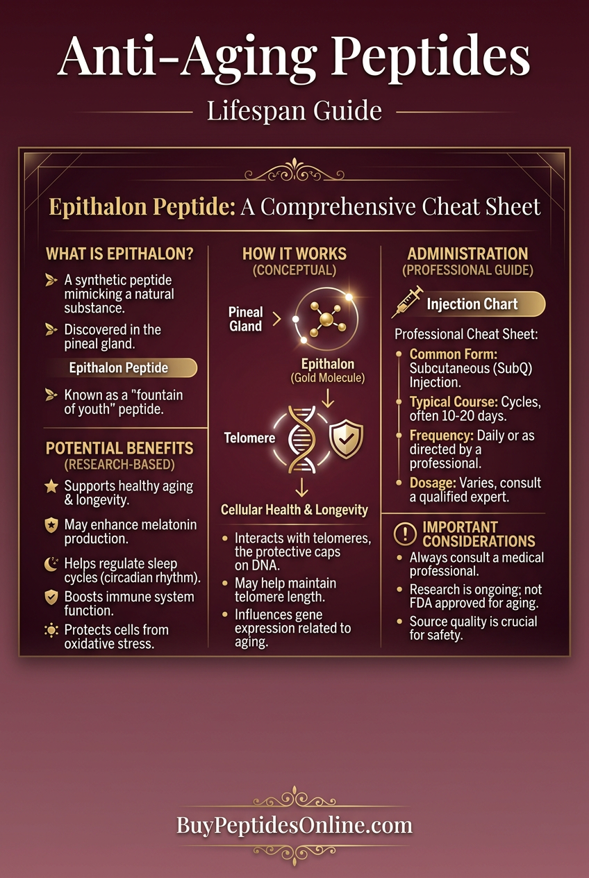 Anti-Aging Peptides — Lifespan Guide | Epithalon Peptide