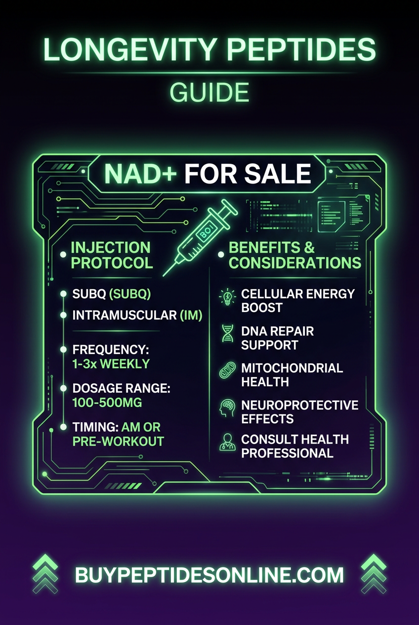 Longevity Peptides — Guide | NAD+ for Sale