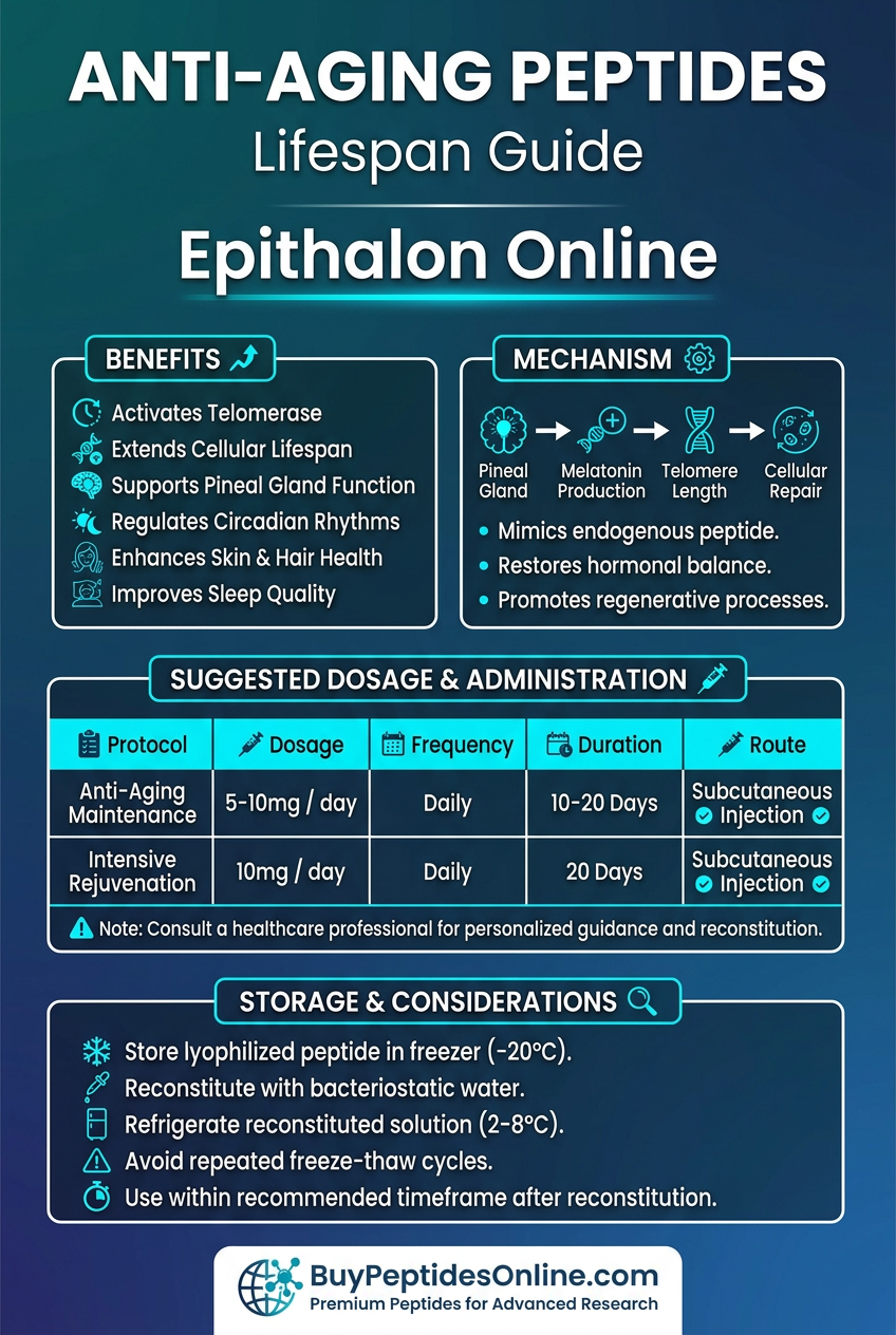 Anti-Aging Peptides — Lifespan Guide | Epithalon Online