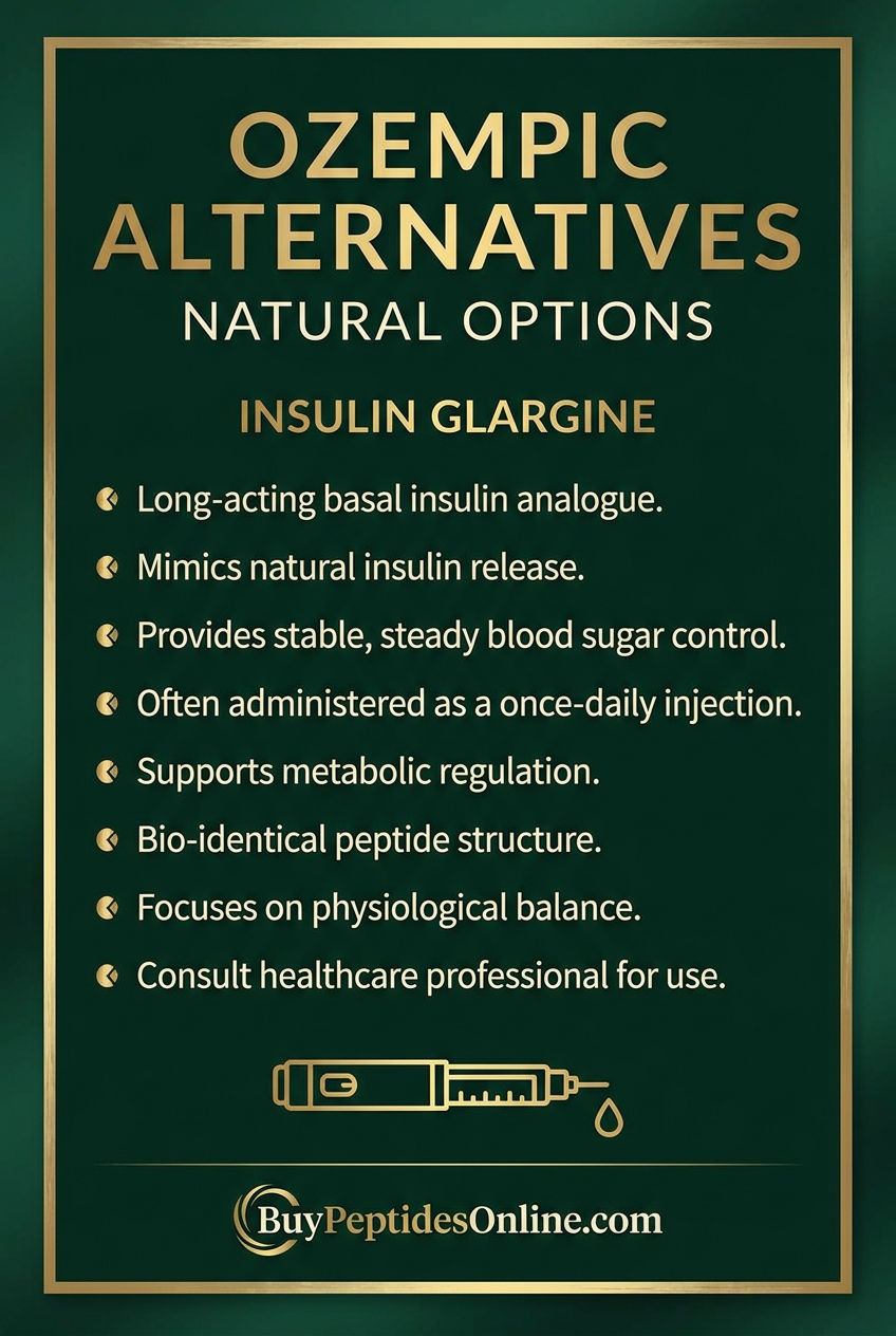Ozempic Alternatives — Natural Options | Insulin Glargine