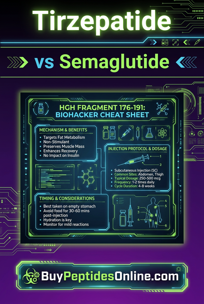 Tirzepatide — vs Semaglutide | HGH Fragment 176-191