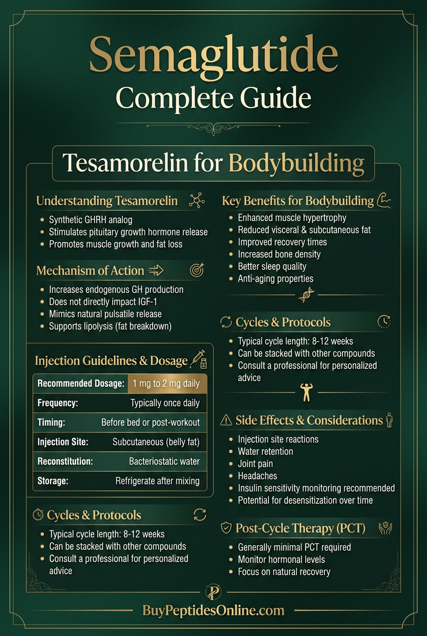 Semaglutide — Complete Guide | Tesamorelin for Bodybuild