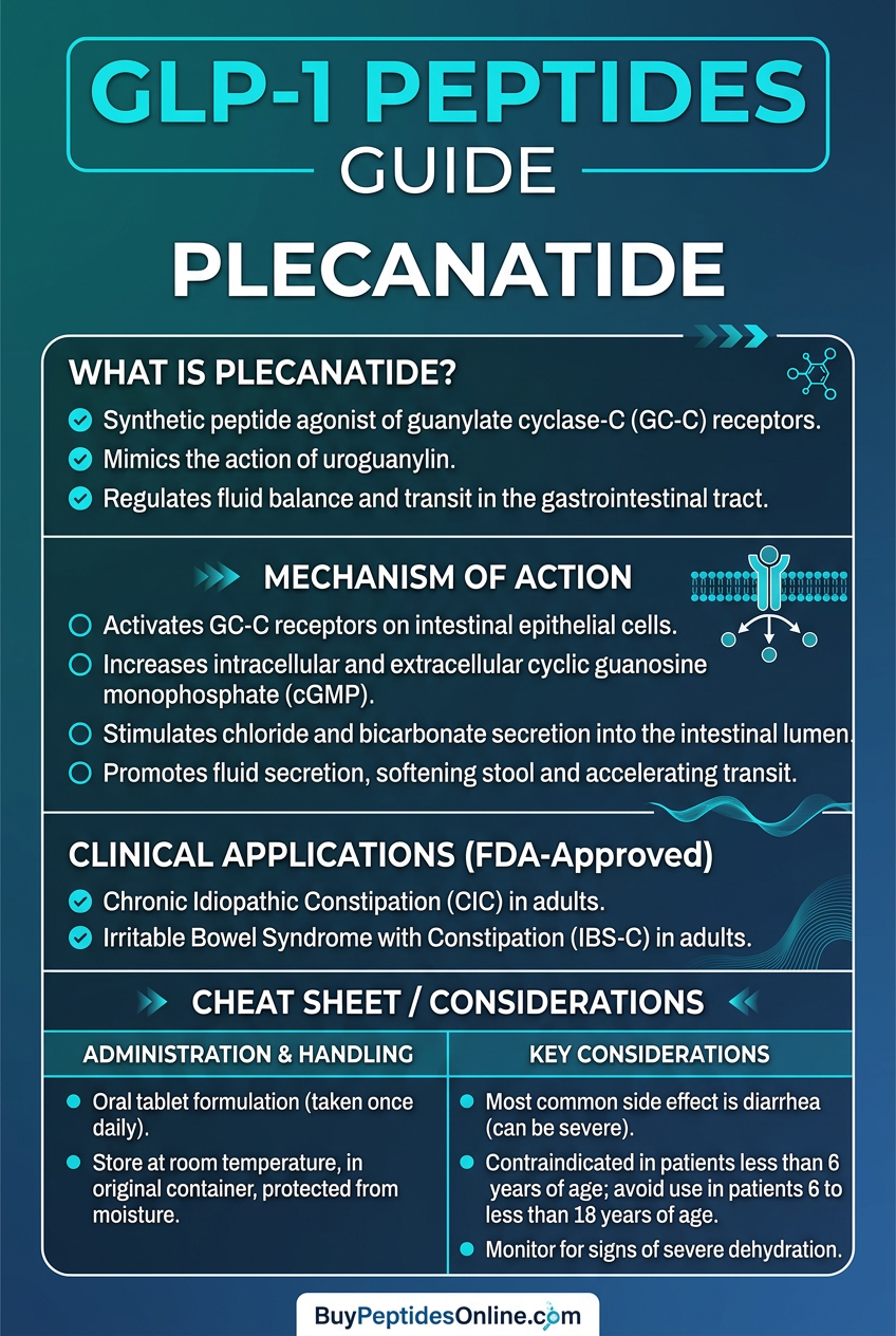 GLP-1 Peptides — Guide | Plecanatide