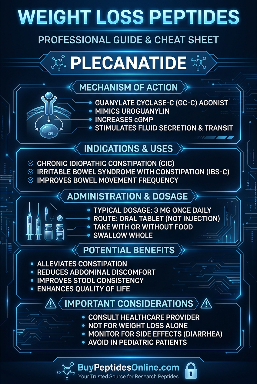 Weight Loss Peptides — Guide | Plecanatide