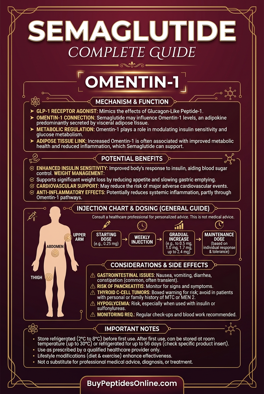 Semaglutide — Complete Guide | Omentin-1
