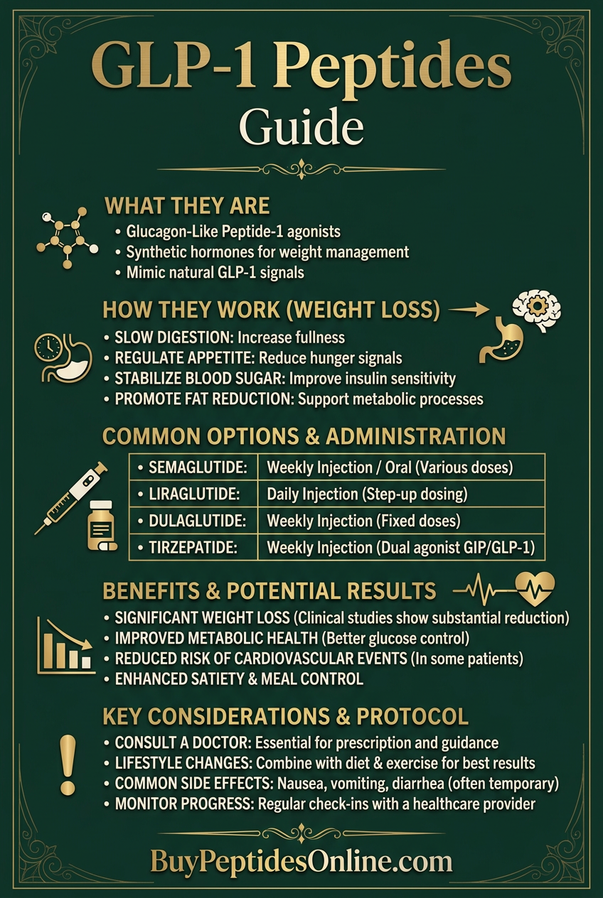 GLP-1 Peptides — Guide | Weight Loss Peptides