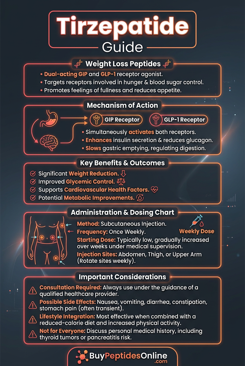 Tirzepatide — Guide | Weight Loss Peptides