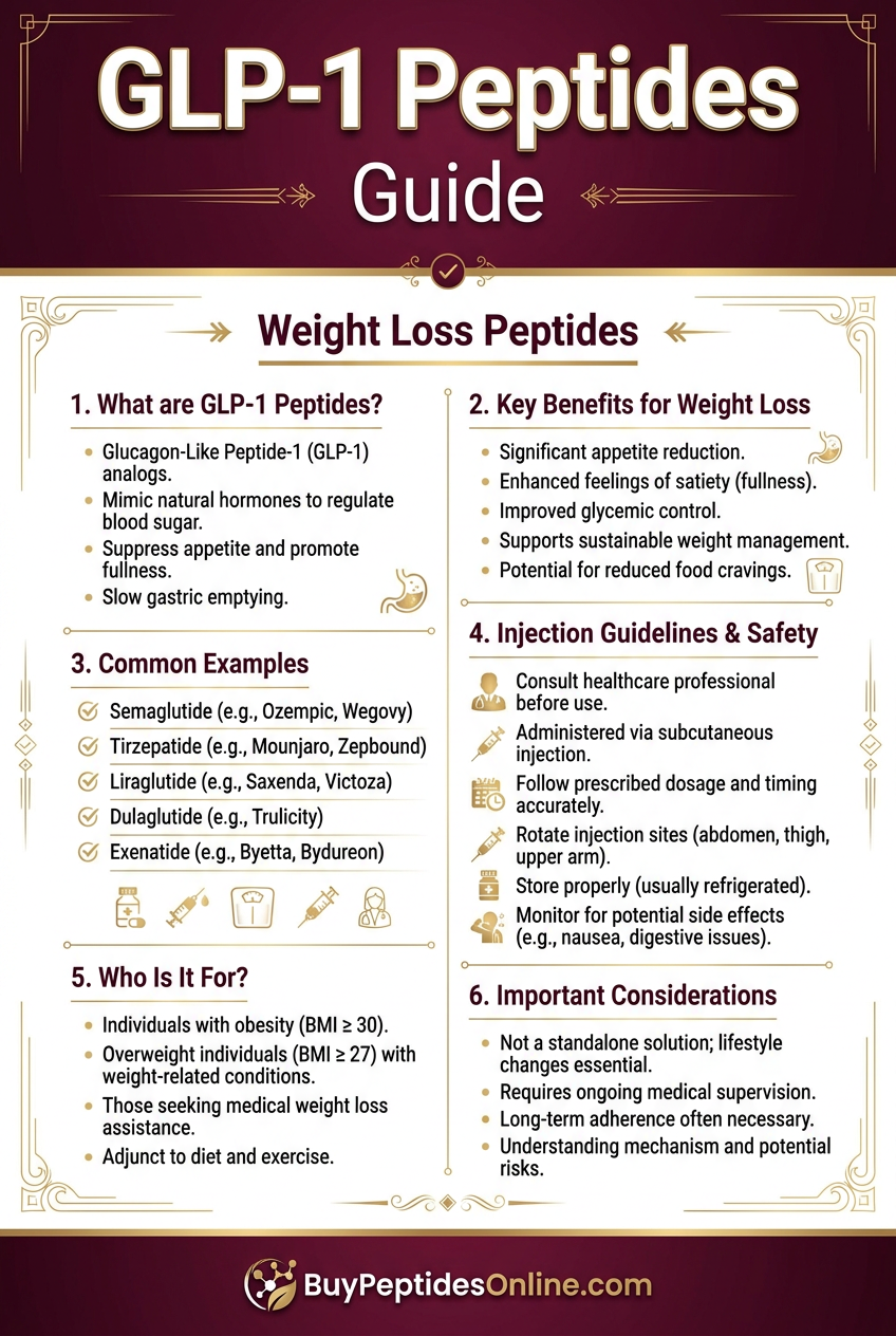 GLP-1 Peptides — Guide | Weight Loss Peptides