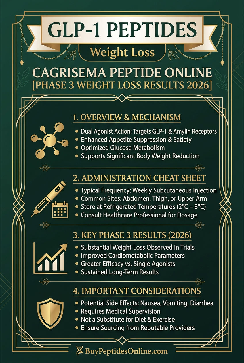 GLP-1 Peptides — Weight Loss | Cagrisema Peptide Online