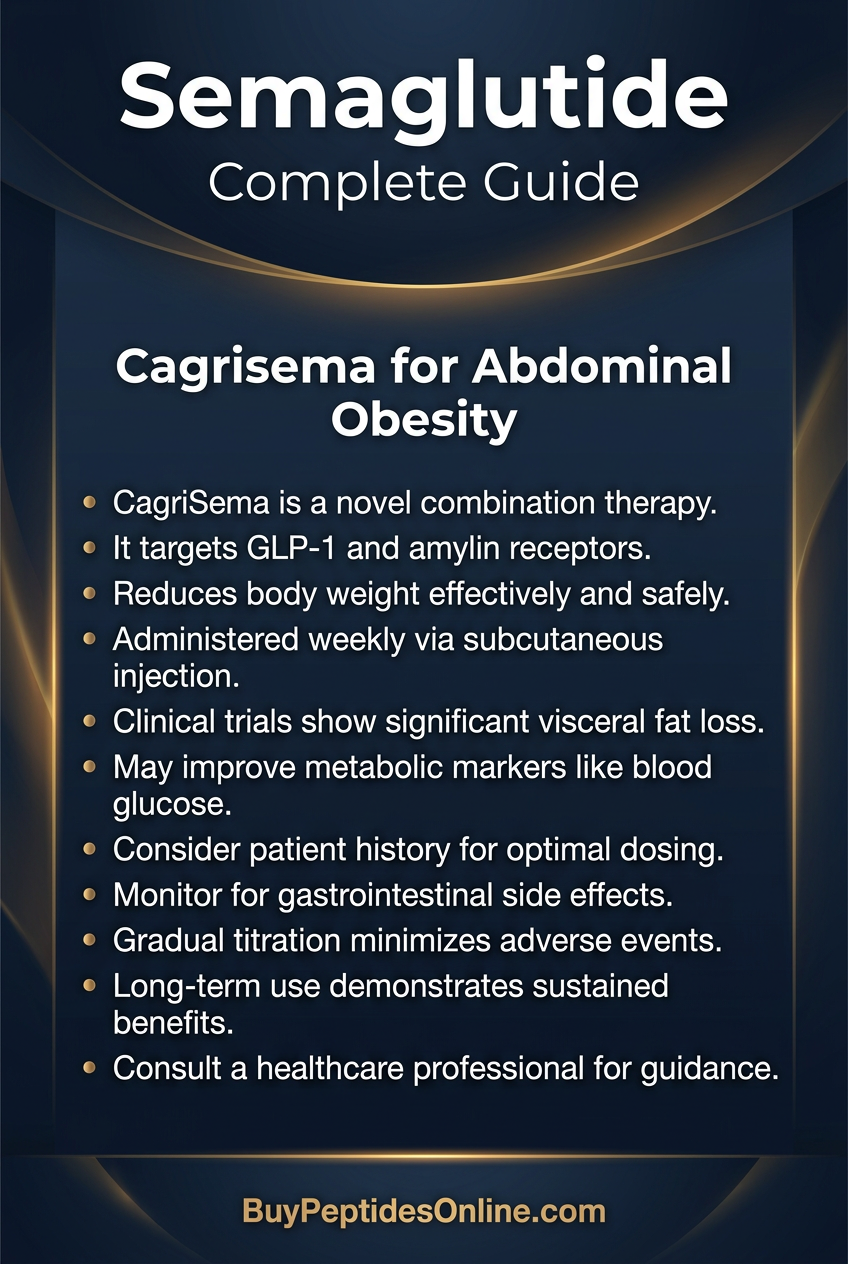 Semaglutide — Complete Guide | Cagrisema for Abdominal O