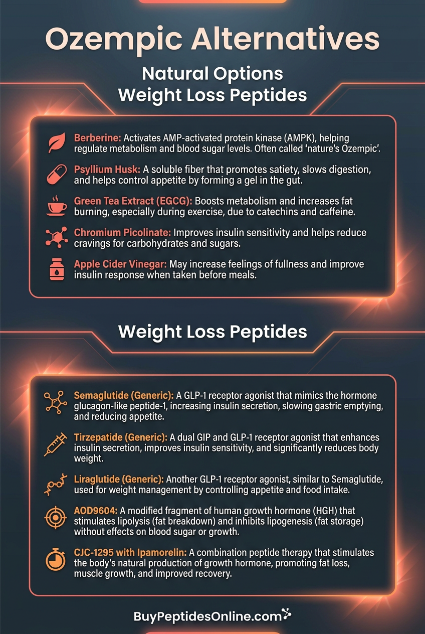 Ozempic Alternatives — Natural Options | Weight Loss Peptides