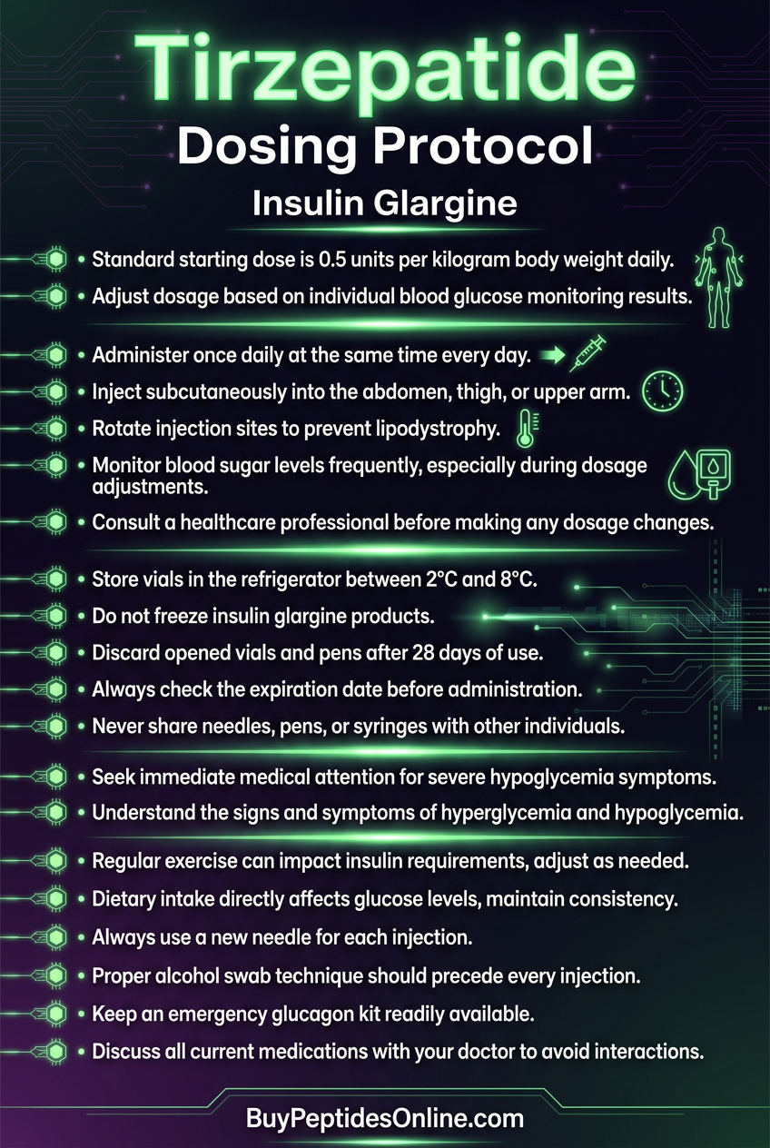 Tirzepatide — Dosing Protocol | Insulin Glargine