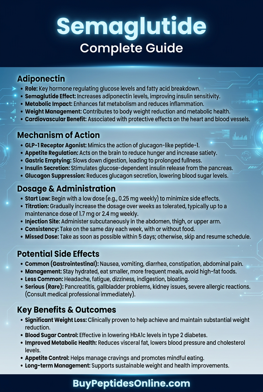 Semaglutide — Complete Guide | Adiponectin